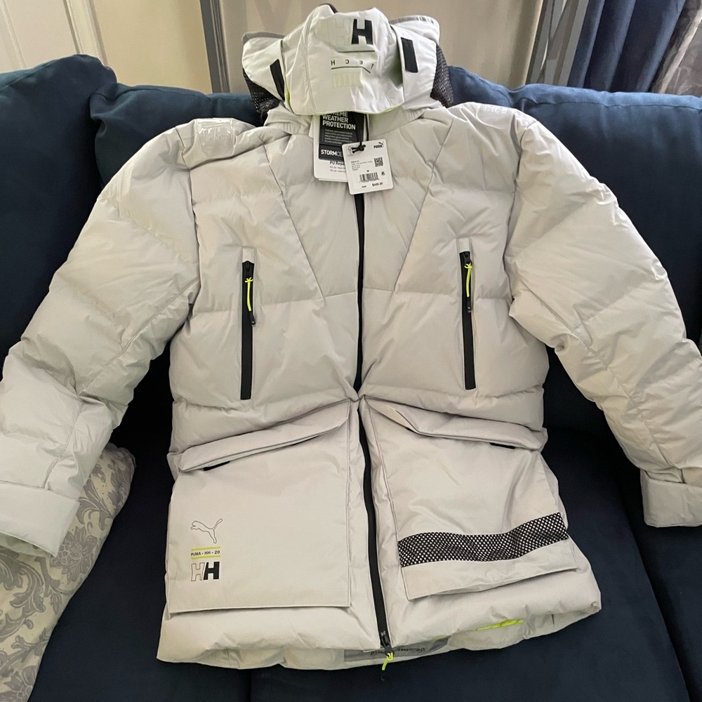 Puma and Helly Hansen puffy coat